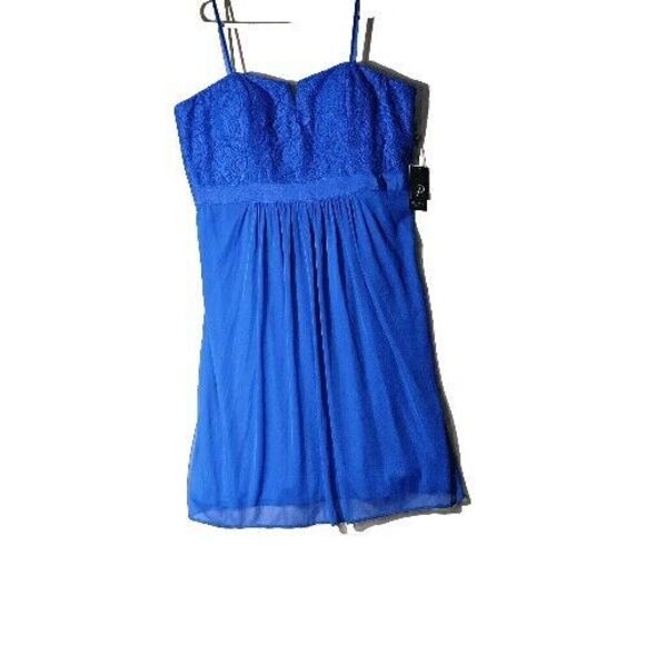 NWT Adrianna Papell Royal Blue Dress Plus Size 20 Special Occasion Wedding Guest - Picture 1 of 14
